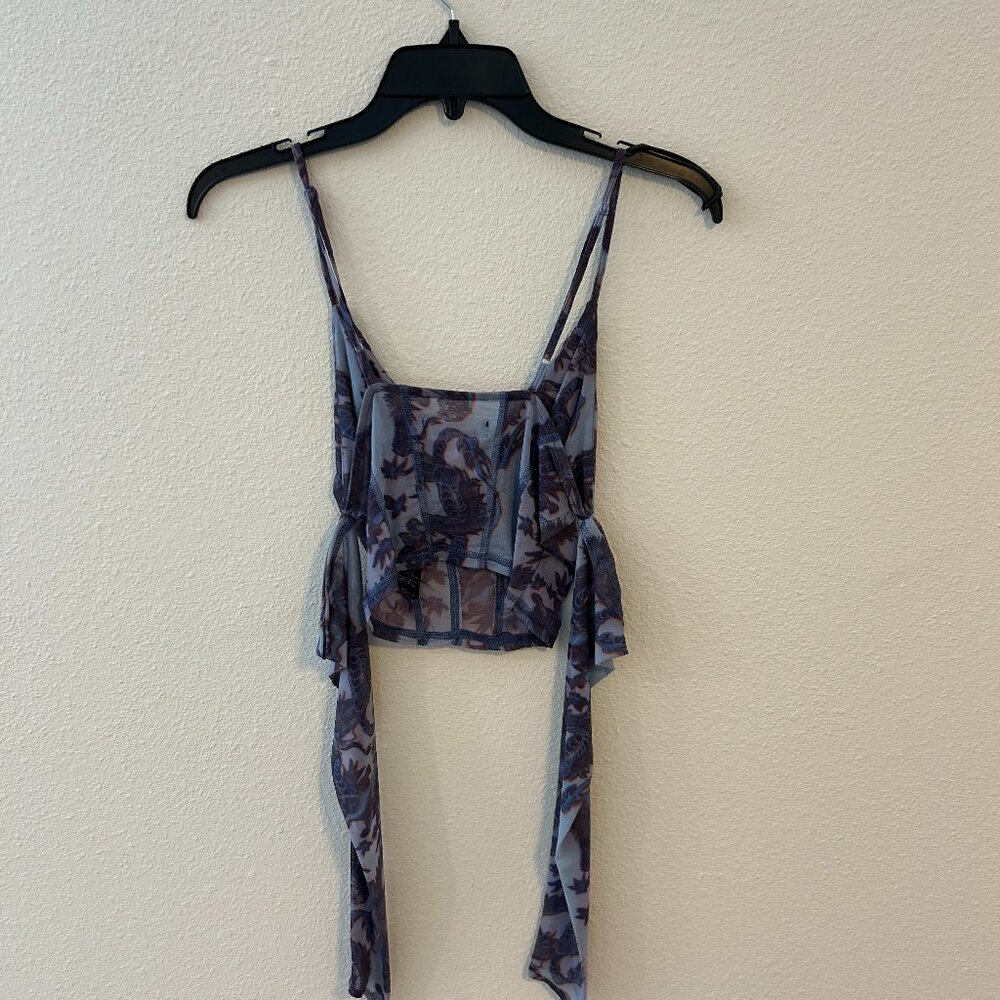 Urban Outfitters Corset Style Festival Top w/Off Shoulders Sleeves